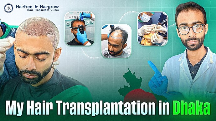 আমার Hair Transplant এর Step by Step প্রসেস
